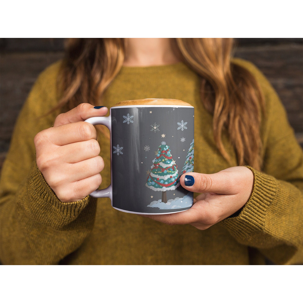 Christmas mug gift, hot chocolate mug, toddler xmas mug, Snowman Christmas Mug, Christmas Movie Mug, kids christmas mug - 4.jpg