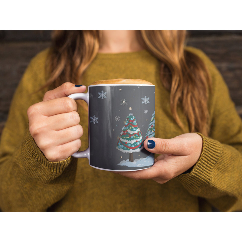 Christmas mug gift, hot chocolate mug, toddler xmas mug, Snowman Christmas Mug, Christmas Movie Mug, kids christmas mug - 4.jpg