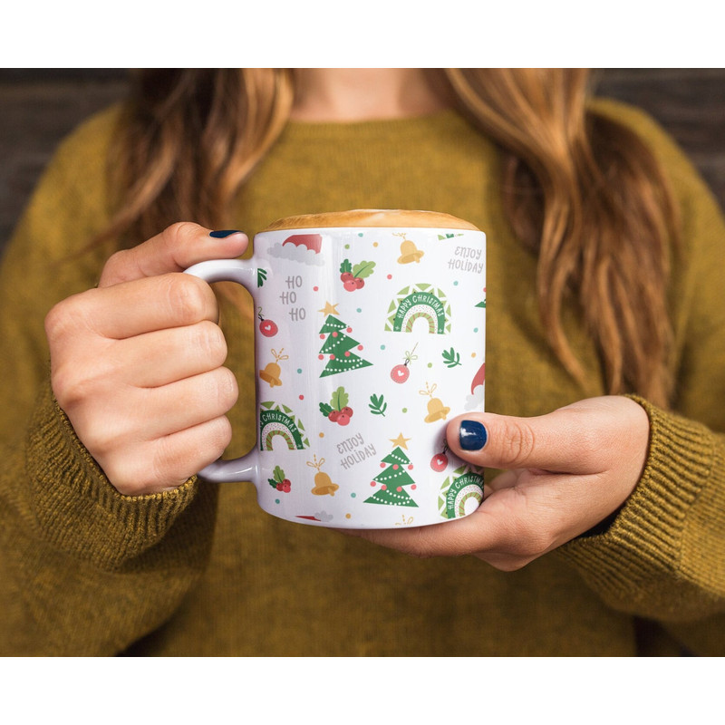 Christmas mug gift, hot chocolate mug, xmas mug, Christmas ornament wrap, Christmas Movie Mug, Christmas decor, gift for girls - 1.jpg