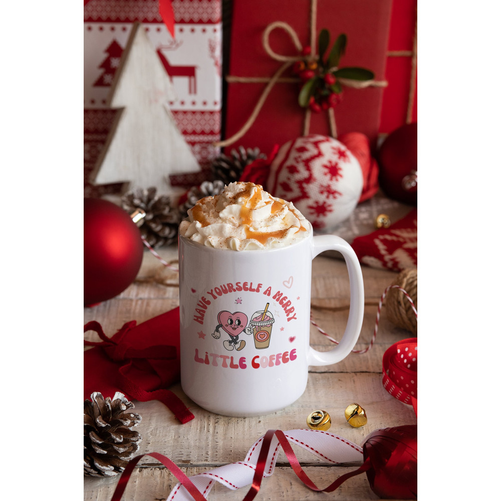 Personalized Christmas mug gift, hot chocolate mug, toddler xmas mug, Christmas ornament wrap, Christmas Movie Mug, pink christmas mug - 7.jpg