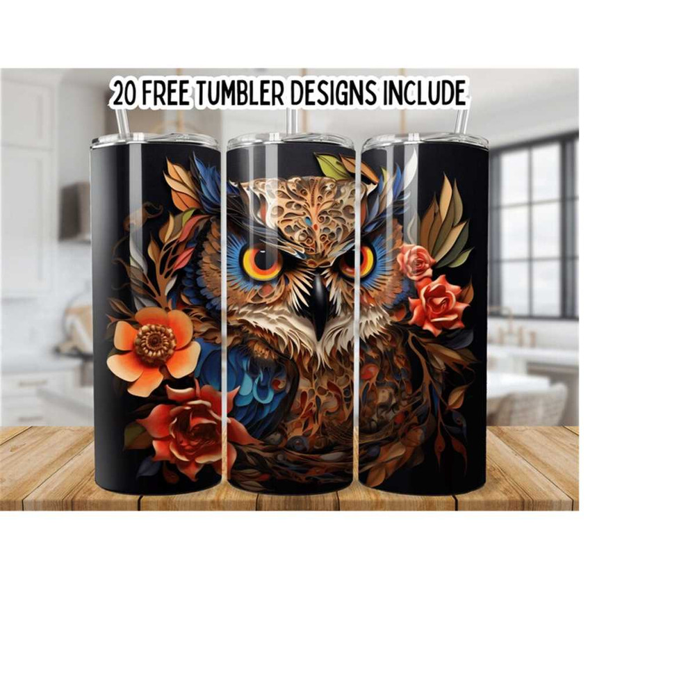 25102023163440-3d-owl-20oz-skinny-tumbler-wrap-floral-owl-sublimation-image-1.jpg