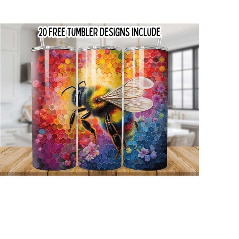 25102023163559-3d-floral-honeybee-20oz-skinny-tumbler-wrap-straight-honey-image-1.jpg
