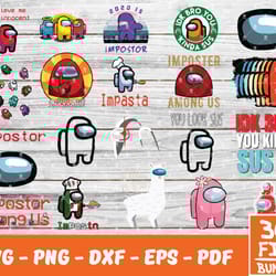 among us svg,cartoon svg, bundle cartoon svg 105