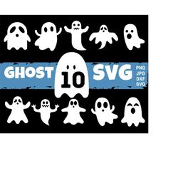 GHOST SVG Cut File For Cricut or Silhouette, Cute Ghost Svg, Ghost Clip Art, Ghost cut files, Boo Svg, Cowboy Ghost Svg, Spooky Season Svg