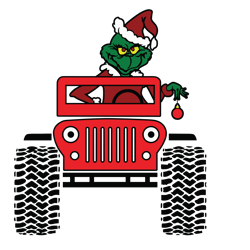 jeep grinch svg, grinch hand svg, grinch svg, grinch ornament, grinch face svg, grinch christmas svg digital download