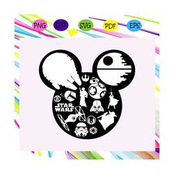 star wars mickey head,star wars, mickey star wars, star wars disney, star wars svg, star wars shirt, star wars gift, for