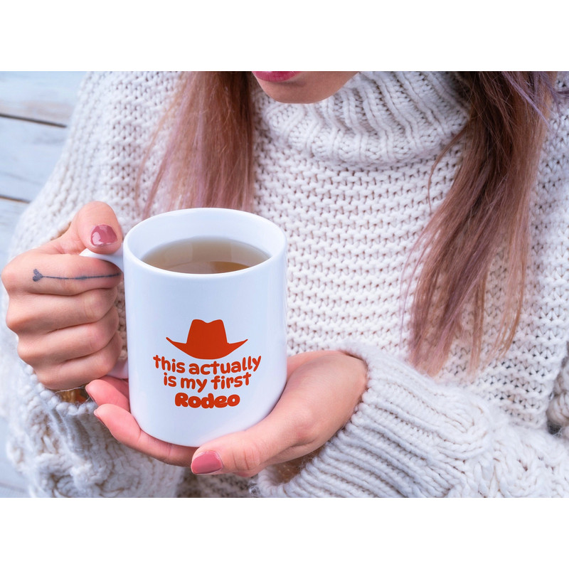 My First Rodeo Funny Cowboy Hat Mug Funny Coffee Mug Gift For Him, Personalized Gift For Her - 1.jpg
