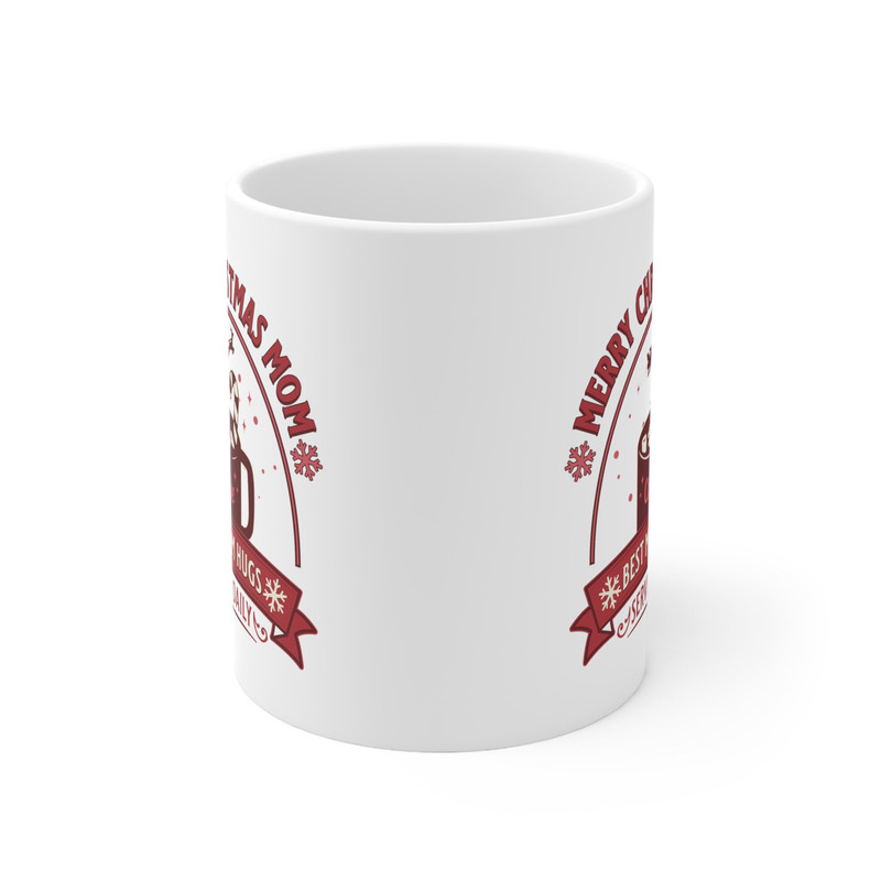 Personalized Christmas Gift for Mom and Dad, Custom Hot Cocoa Mug with Name or Family Name, First Christmas as Mom and Dad - 4.jpg
