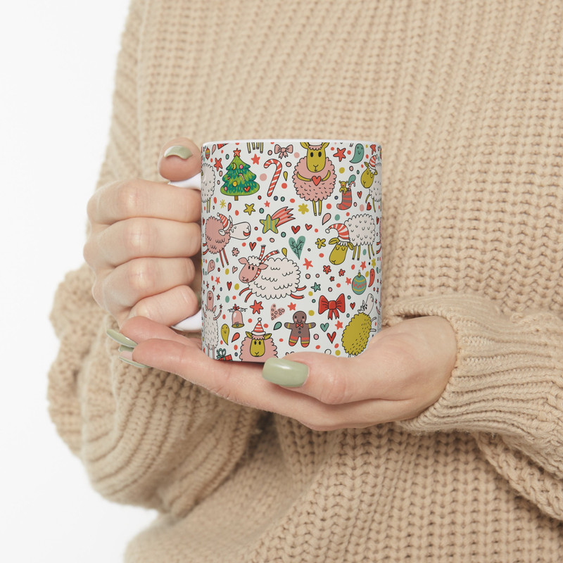 A Knitter's Ceramic Christmas Mug - 6.jpg