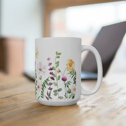 country cottage floral mug charming and homely extra large 15oz ceramic mug
