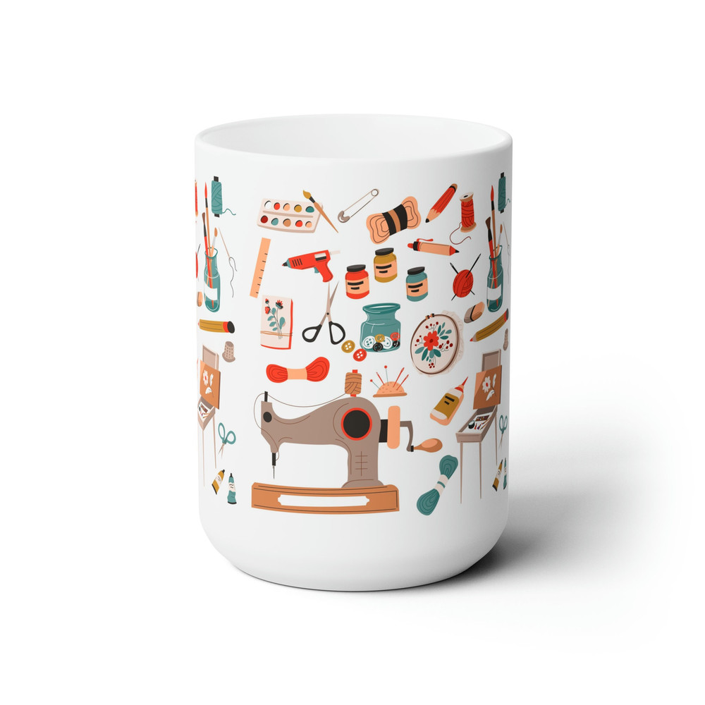 Crafting Happiness with Your Favorite Extra-Large 15oz Ceramic Mug - 2.jpg
