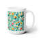Extra Large 15oz Vintage-Inspired Flower Pattern Ceramic Mug - Perfect Gift for Her - 4.jpg