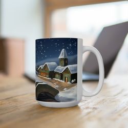 extra large 15oz winter retreat cocoa mug your perfect fireside companion