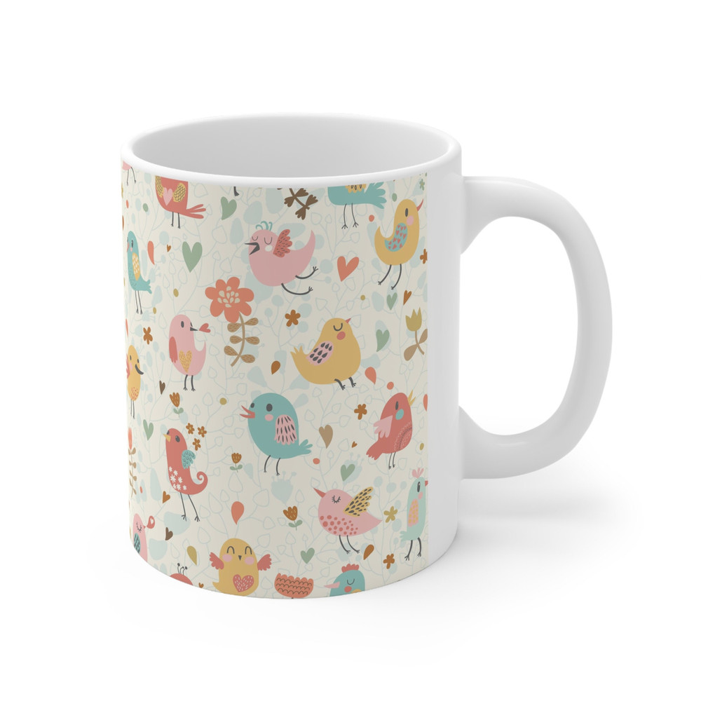Feathered Friends Ceramic Cup 11 oz Ceramic Mug - 4.jpg