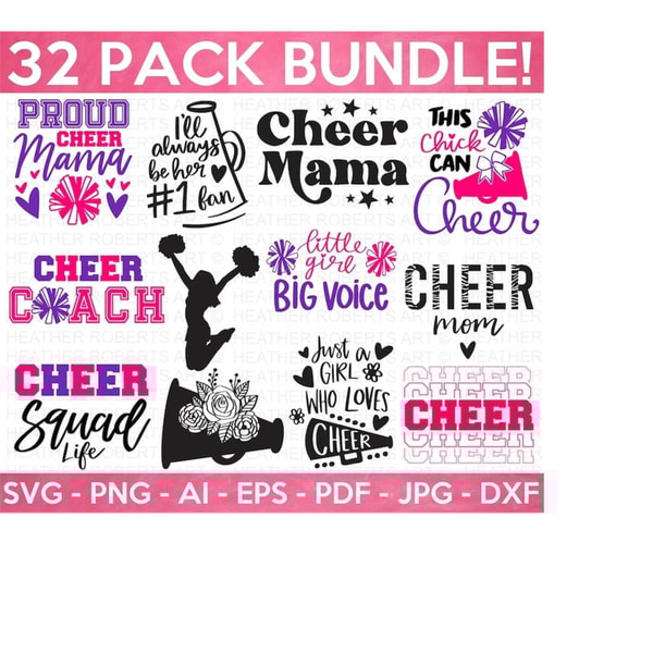 Cheer Biggest SVG Bundle, Cheerleading SVG, Cheer svg, Cheer | Inspire ...