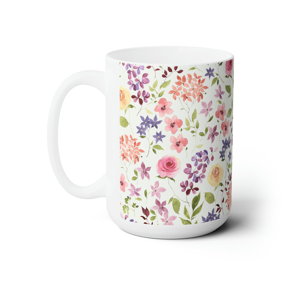 Whimsical Garden Coffee Mug - Delightful and Playful Extra-Large 15oz Ceramic Mug - 3.jpg