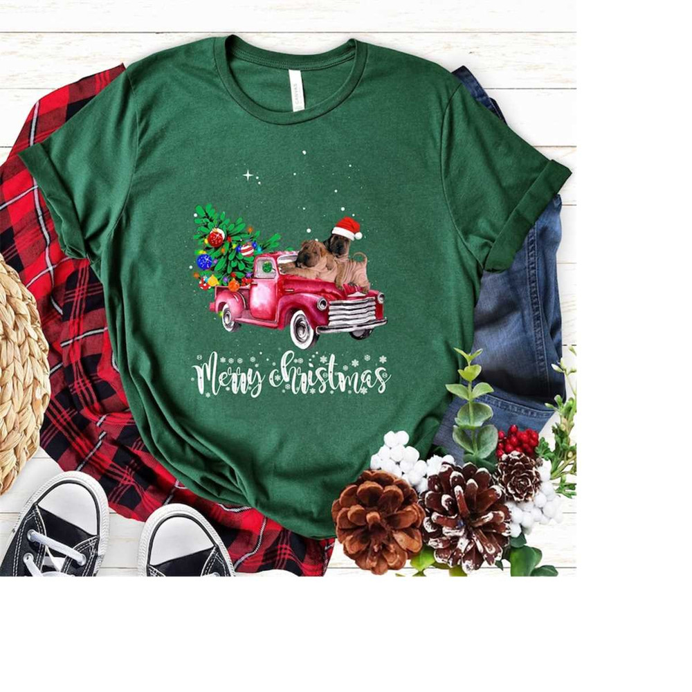 MR-2510202317241-shar-pei-christmas-ride-red-truck-t-shirt-chinese-shar-pei-image-1.jpg