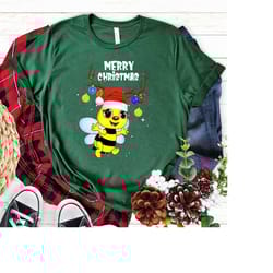 bee christmas tree bee lover xmas , bee merry christmas t-shirt christmas lights tee ,christmas bee shirt ,christmas gif