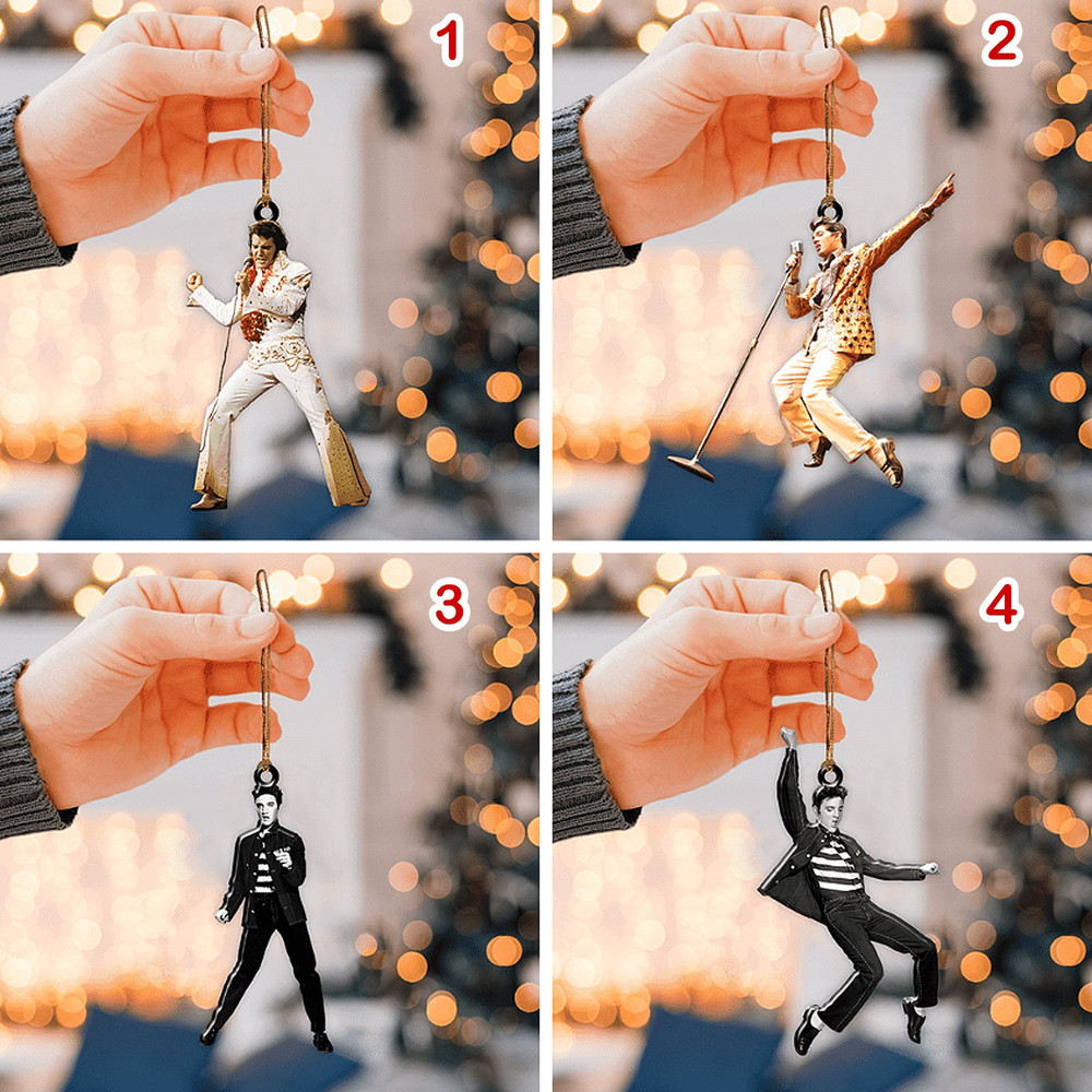 Elvis Christmas Ornament, Elvis Presley Christmas ornament, Merry Christmas Elvis 2023, Elvis Presley Tree Decoration, Christmas Fan Gift - 1.jpg