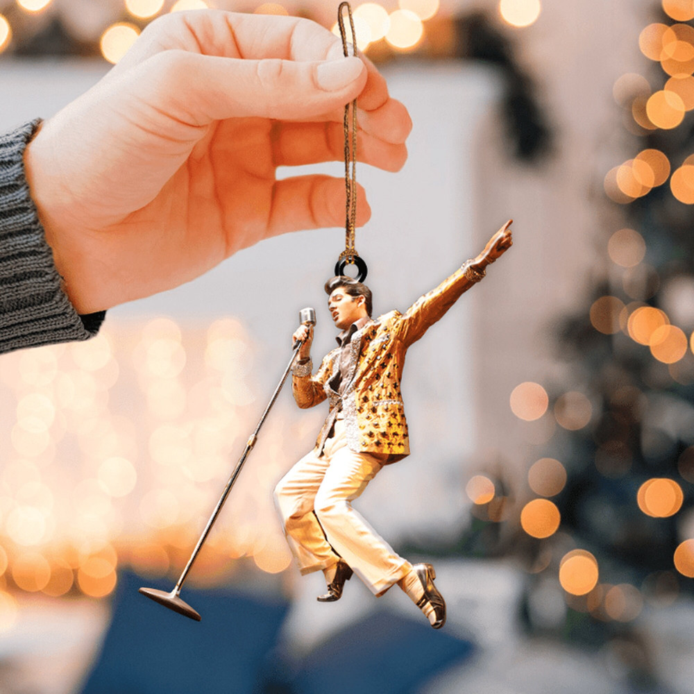 Elvis Christmas Ornament, Elvis Presley Christmas ornament, Merry Christmas Elvis 2023, Elvis Presley Tree Decoration, Christmas Fan Gift - 3.jpg