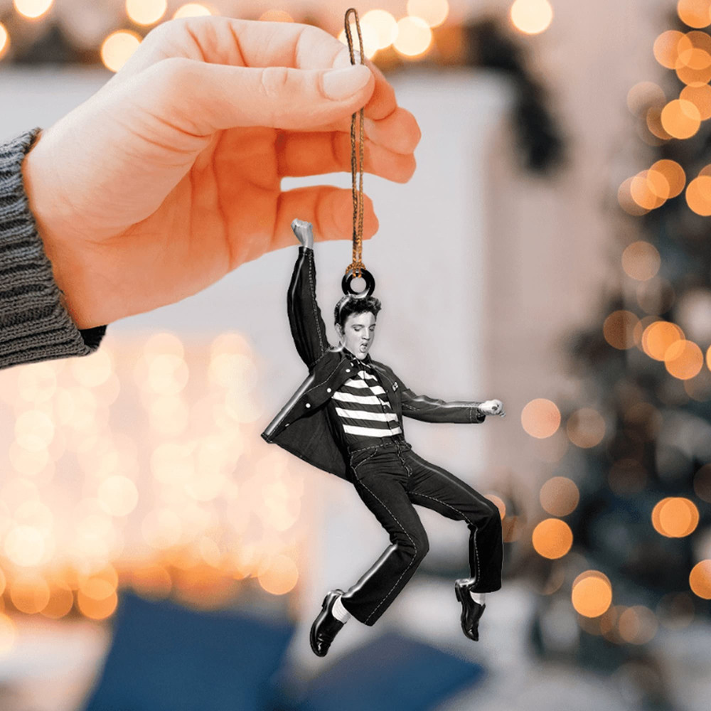 Elvis Christmas Ornament, Elvis Presley Christmas ornament, Merry Christmas Elvis 2023, Elvis Presley Tree Decoration, Christmas Fan Gift - 5.jpg