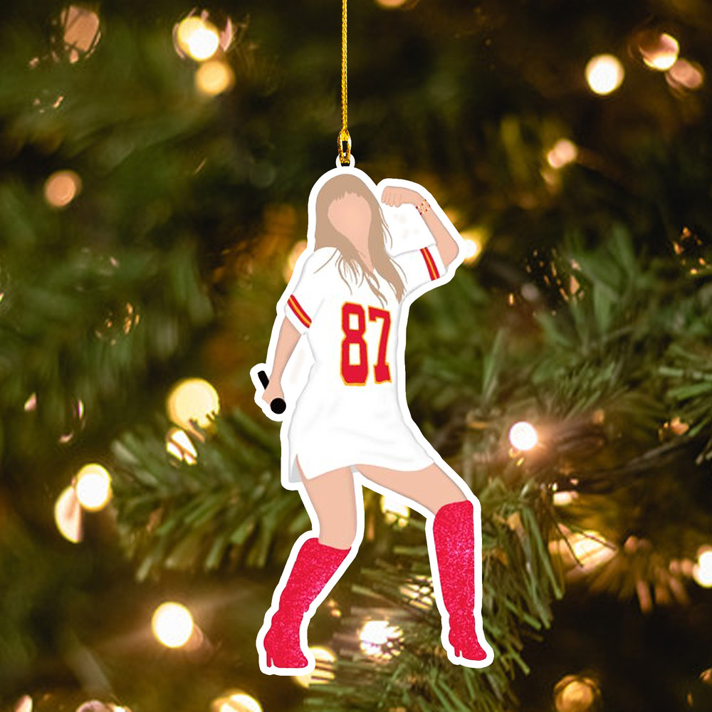 Taylor 87 Ornament, Taylor Christmas Ornament, Swiftie Christmas Ornament, The Eras Tour Ornament, Family Ornament Decor, Xmas Tree Decor - 1.jpg