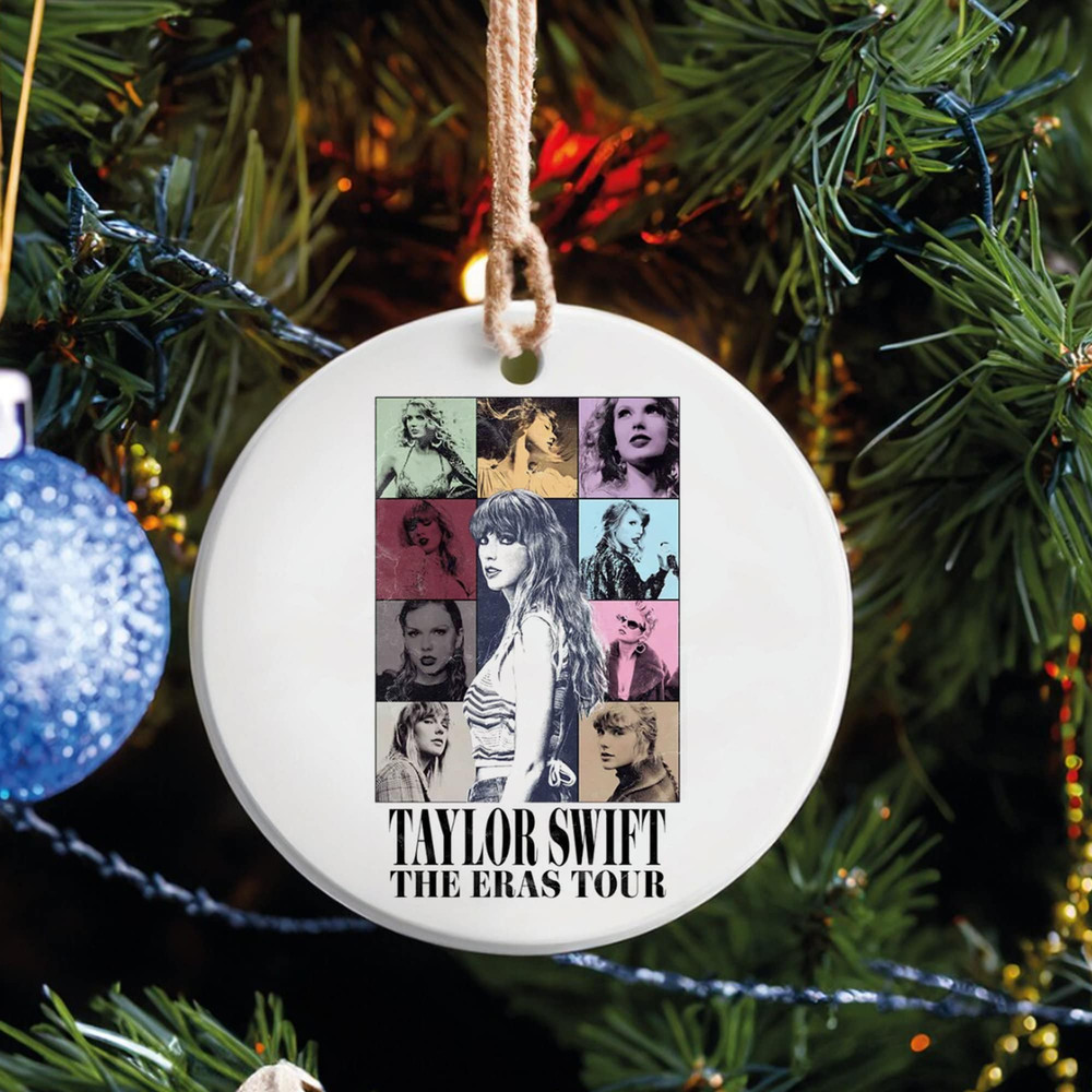 Taylor Christmas Ornament Shape, Swiftie Ornament, TS Christmas Ornament, Swiftie Ceramic Ornament, 2023 Ornament Gift Fan, Xmas Tree Decor - 1.jpg