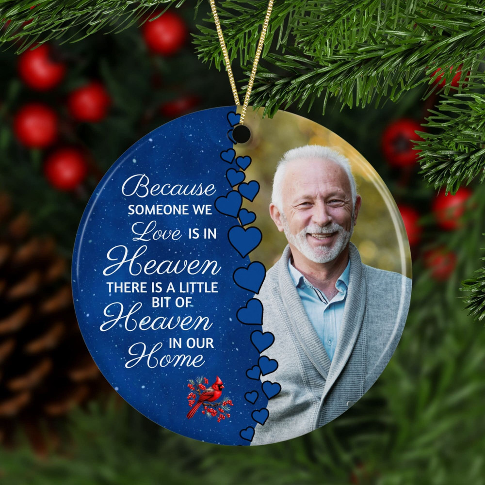 Personalized Memorial Ornament, Memorial Photo Christmas Ornament, Memorial Gift, Sympathy Gift, Remembrance Gift - 1.jpg