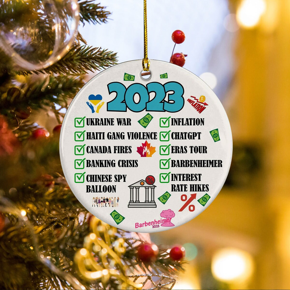 2023 Year in Review Ornament,Christmas Ornament,Memories Ornament,Year to Remember Christmas Decor,2023 Keepsake,Christmas Gifts - 5.jpg