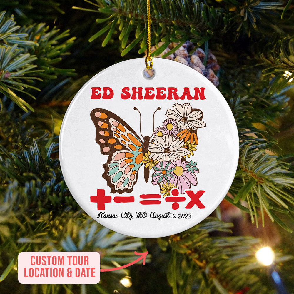 Custom Mathematics Tour Ornament, Butterfly Ornament, The Mathematics Concert Keepsake Ornament, Concert Memorial, Sheerios Gifts - 1.jpg
