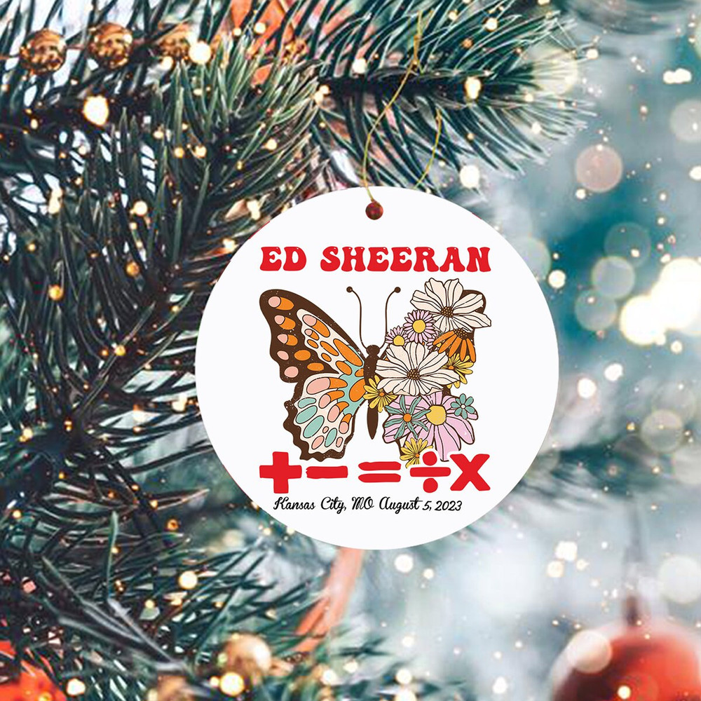 Custom Mathematics Tour Ornament, Butterfly Ornament, The Mathematics Concert Keepsake Ornament, Concert Memorial, Sheerios Gifts - 2.jpg