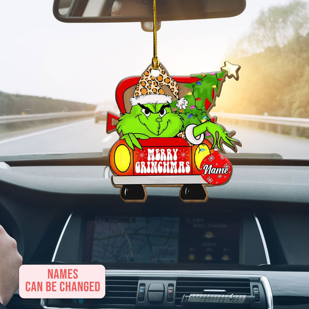 Custom Grnch Christmas Ornament, Christmas Grnch, Merry Grnchmas Ornament, Christmas Ornament 2023, Merry Christmas 2023, Grnch ornament - 4.jpg