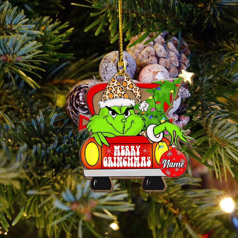 Custom Grnch Christmas Ornament, Christmas Grnch, Merry Grnchmas Ornament, Christmas Ornament 2023, Merry Christmas 2023, Grnch ornament - 7.jpg