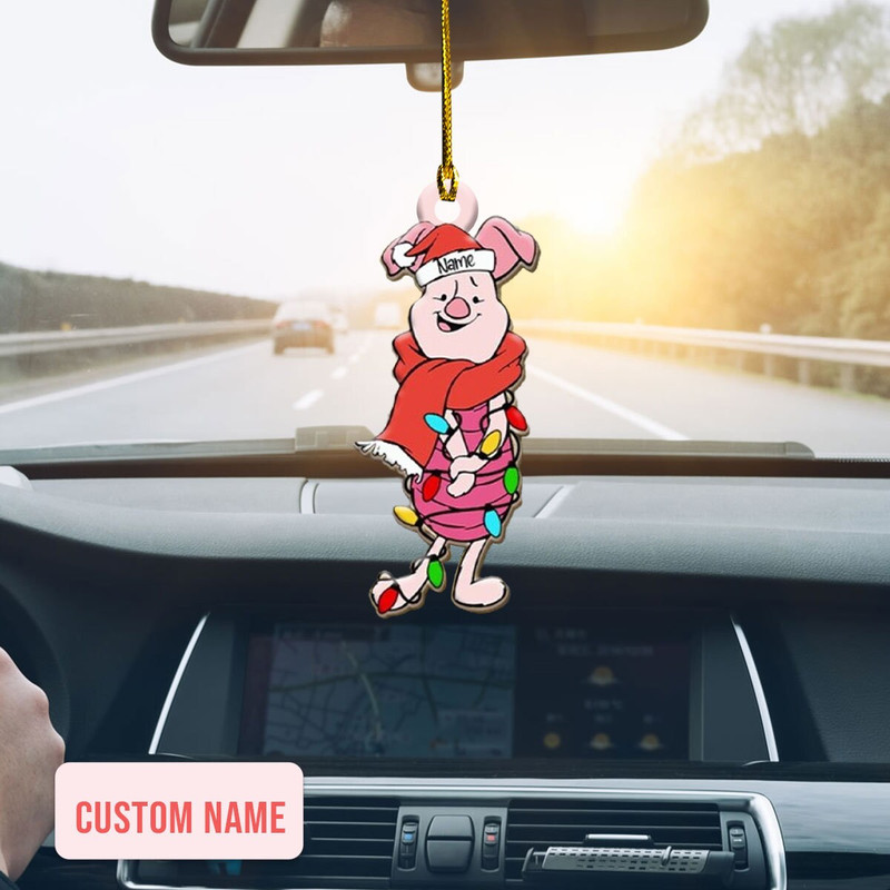 Custom Name Ornament, Pglet Ornament, Pglet Christmas Ornament, Christmas Tree Decoration, 2023 christmas ornament, family gift - 1.jpg