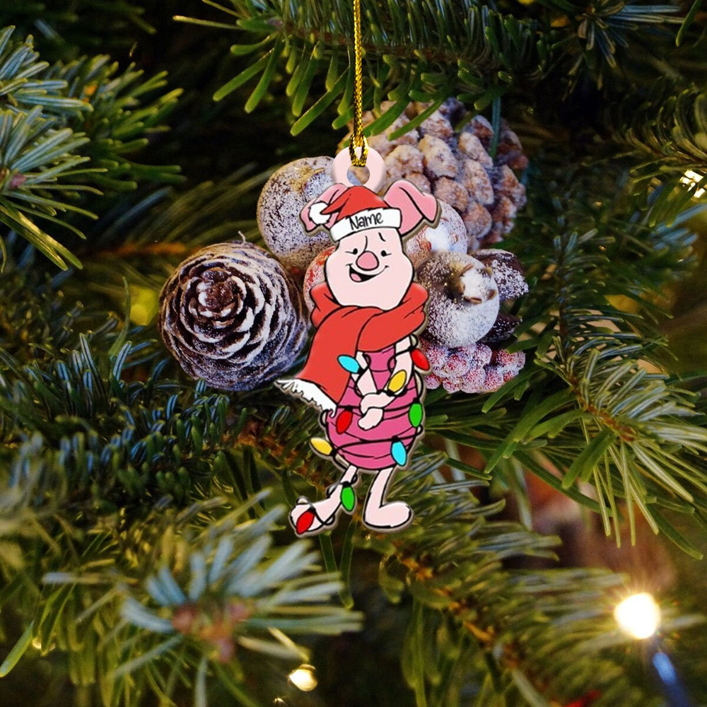 Custom Name Ornament, Pglet Ornament, Pglet Christmas Ornament, Christmas Tree Decoration, 2023 christmas ornament, family gift - 2.jpg
