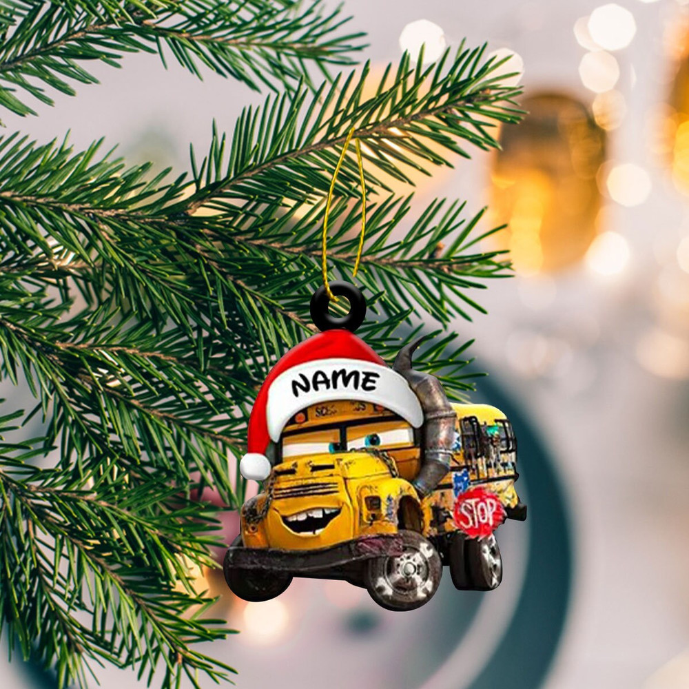 Custom Name Ornament, Christmas Dsney Cars Ornaments, Christmas Tree Decor, Cars Cartoon Ornament, Birthday Gifts for kids, christmas gift - 5.jpg