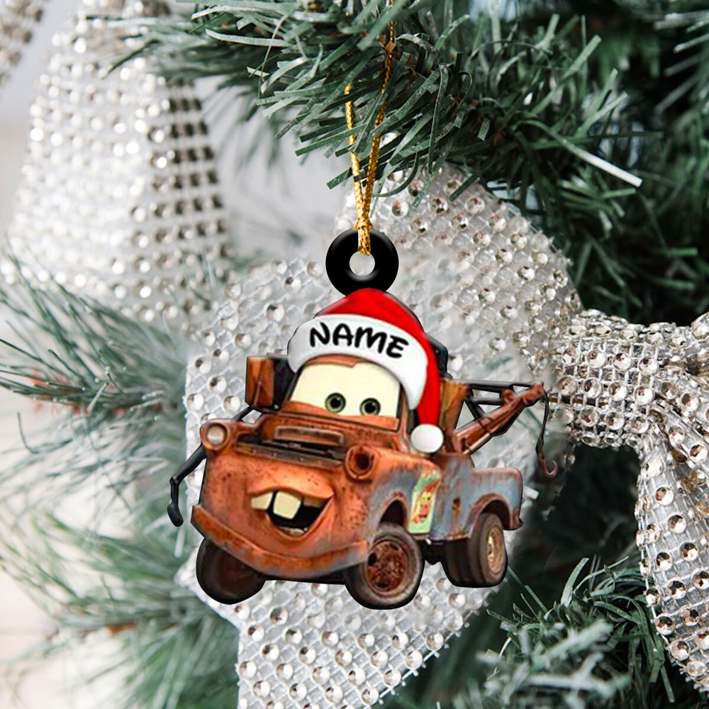 Custom Name Ornament, Christmas Dsney Cars Ornaments, Christmas Tree Decor, Cars Cartoon Ornament, Birthday Gifts for kids, christmas gift - 7.jpg