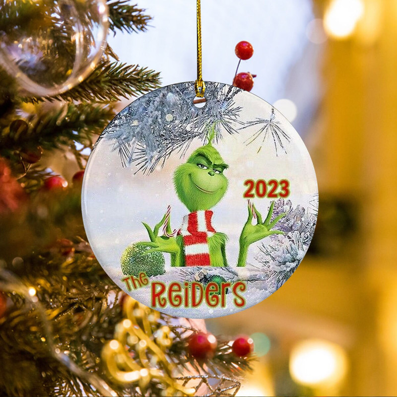 Customized Grnch Ornament, Grnchmas Ornament, Merry Grnchmas, Christmas Family Ornament, 2023 Christmas Ornament, Family Matching Gift - 1.jpg