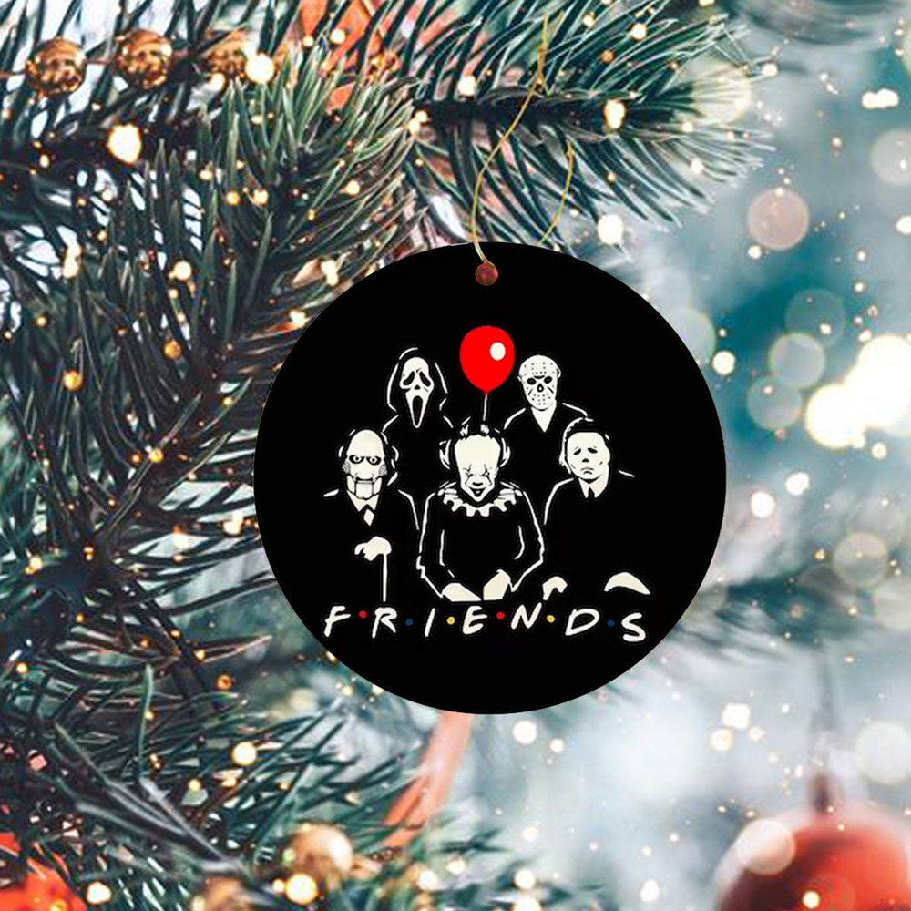 Horror Movie Characters Ornament, Horror Characters Christmas Ornament, Horror Friends Ornament, Killer Gang, Thirller Serial,Christmas Gift - 4.jpg