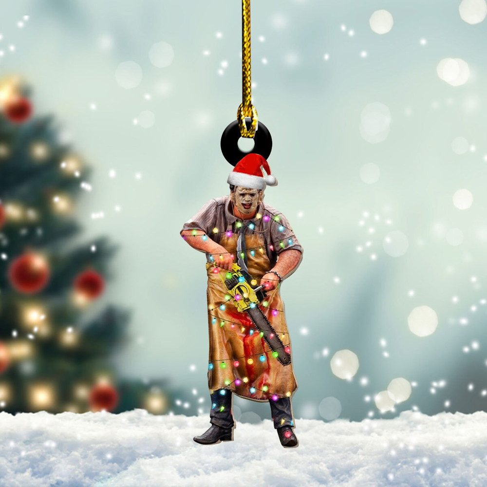 Horror Movie Christmas Ornament, Horror Christmas Decorations, Scary Movie Ornaments, Halloween Tree Decor, Thrillers Movie, Horror Fan Gift - 2.jpg