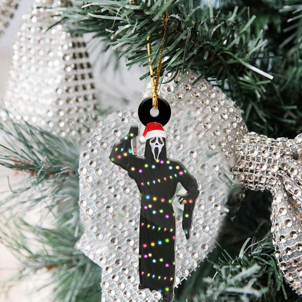 Horror Movie Christmas Ornament, Horror Christmas Decorations, Scary Movie Ornaments, Halloween Tree Decor, Thrillers Movie, Horror Fan Gift - 6.jpg