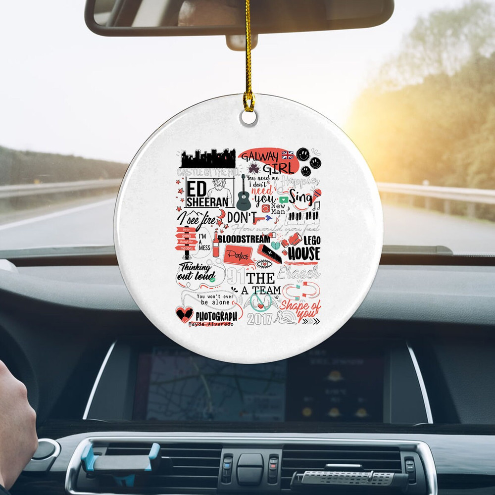 Mathematics Tour Ornament, Album Tracklist Ornament, Mathematics Tour Merch, Sheerio Gift, Thinking Out Loud, Photograph, Country Music Fan - 2.jpg