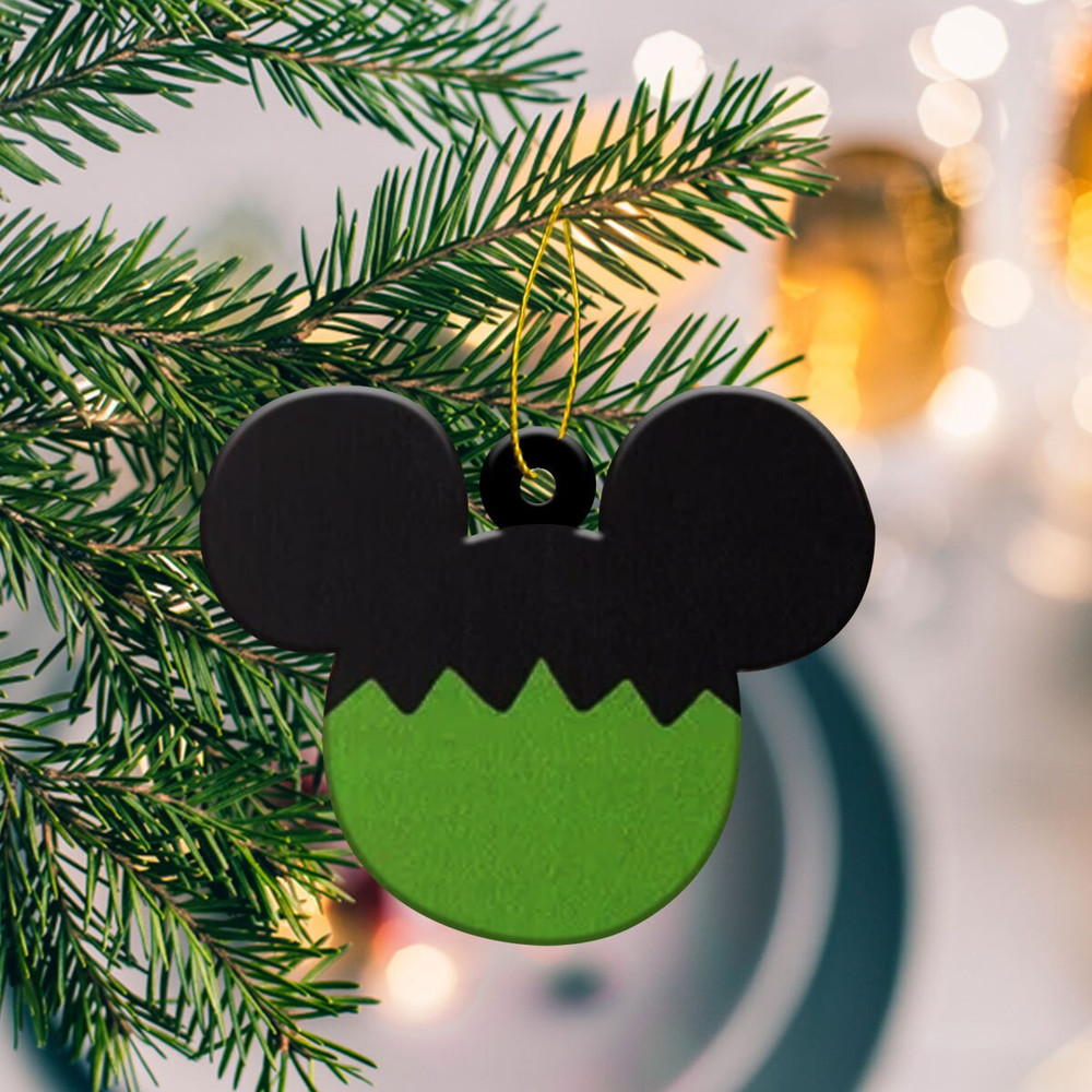 Mouse Halloween Ornament, Christmas Ornament, Christmas Tree Decoration, Halloween Ornament, Mouse Ghost, Pumpkin, Halloween Tree Ornament - 5.jpg