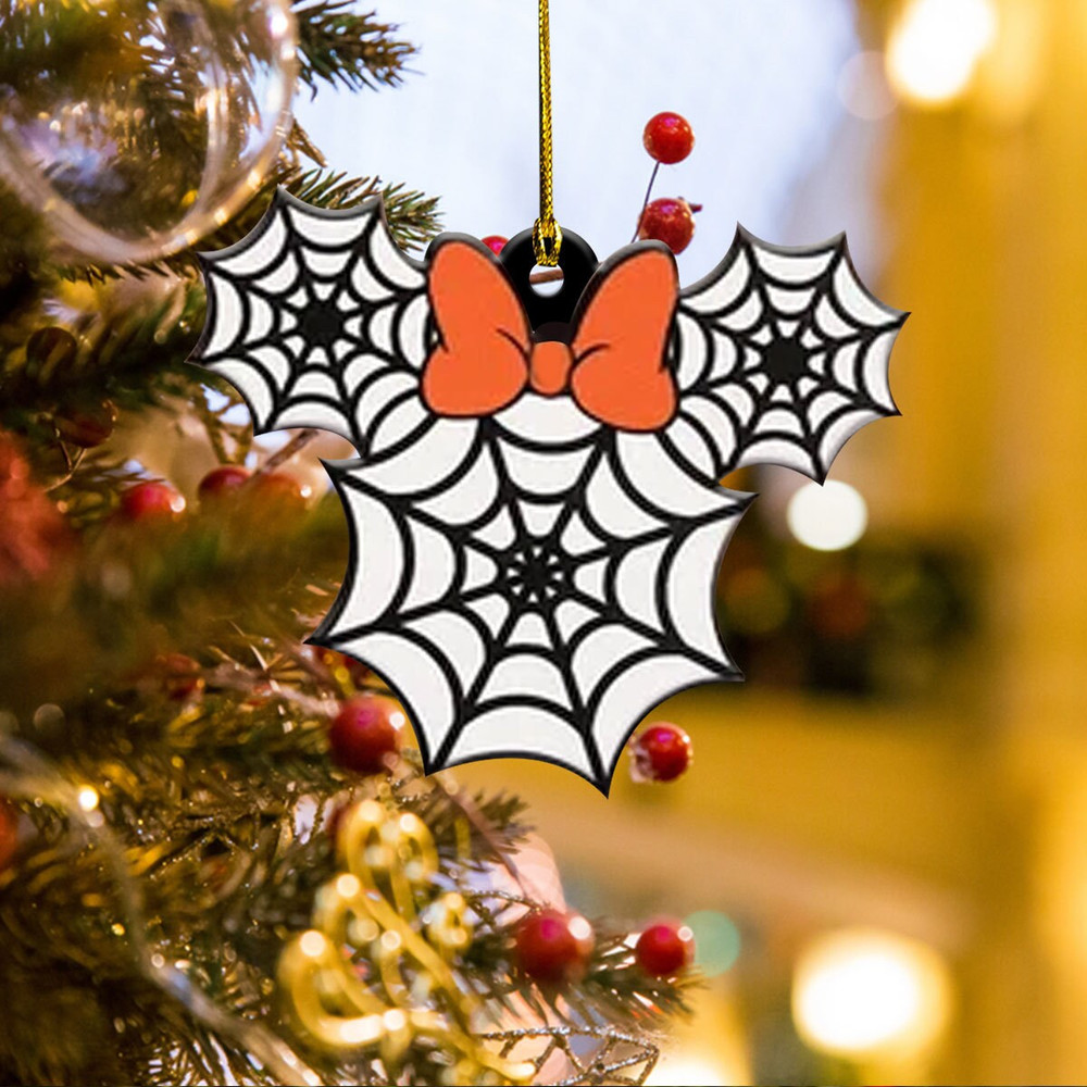 Mouse Halloween Ornament, Christmas Ornament, Christmas Tree Decoration, Halloween Ornament, Mouse Ghost, Pumpkin, Halloween Tree Ornament - 6.jpg