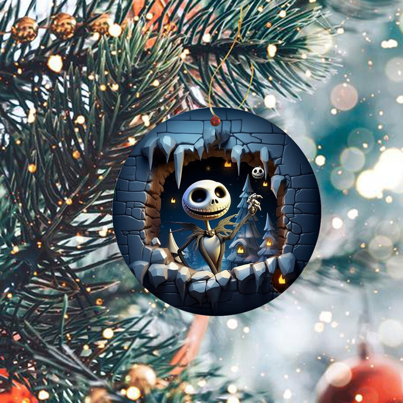 Nghtmare Christmas Ornament, Jck and Slly Ornament, Couple Ornament, Christmas Movie Ornament, Horror Christmas Gift, Christmas Tree Decor - 3.jpg