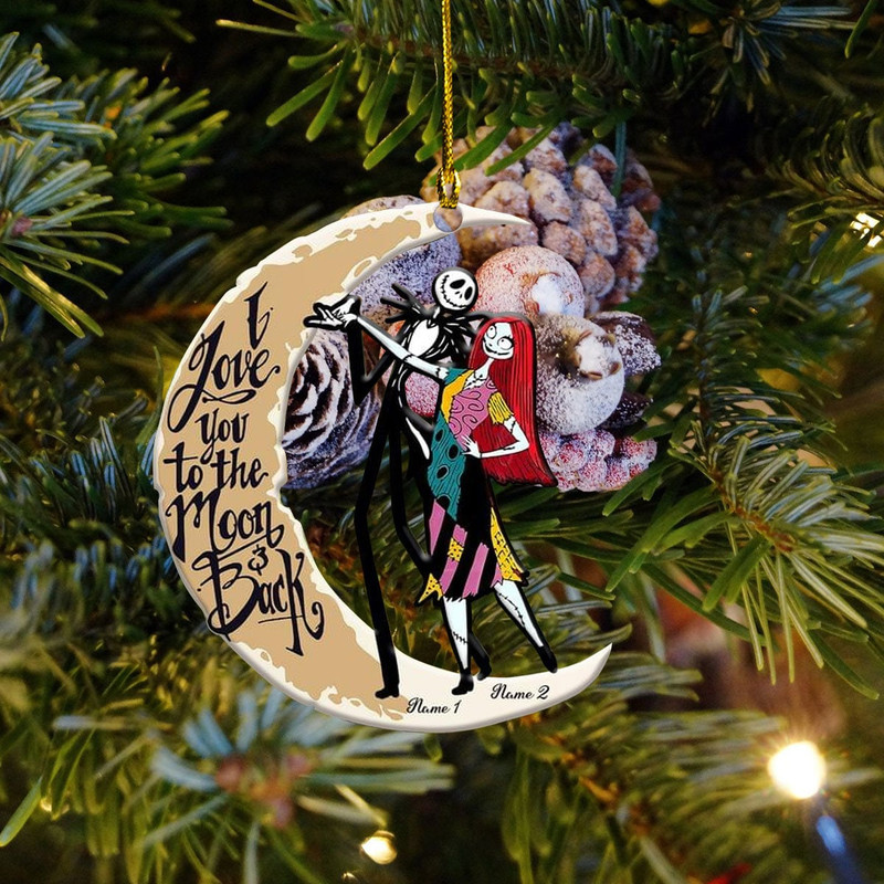 Personalized Couple Ornament, Jck & Slly Ornament, Wedding Anniversary Gift, Gift For Him, Married Couple Gift, Christmas Gift For Her - 3.jpg