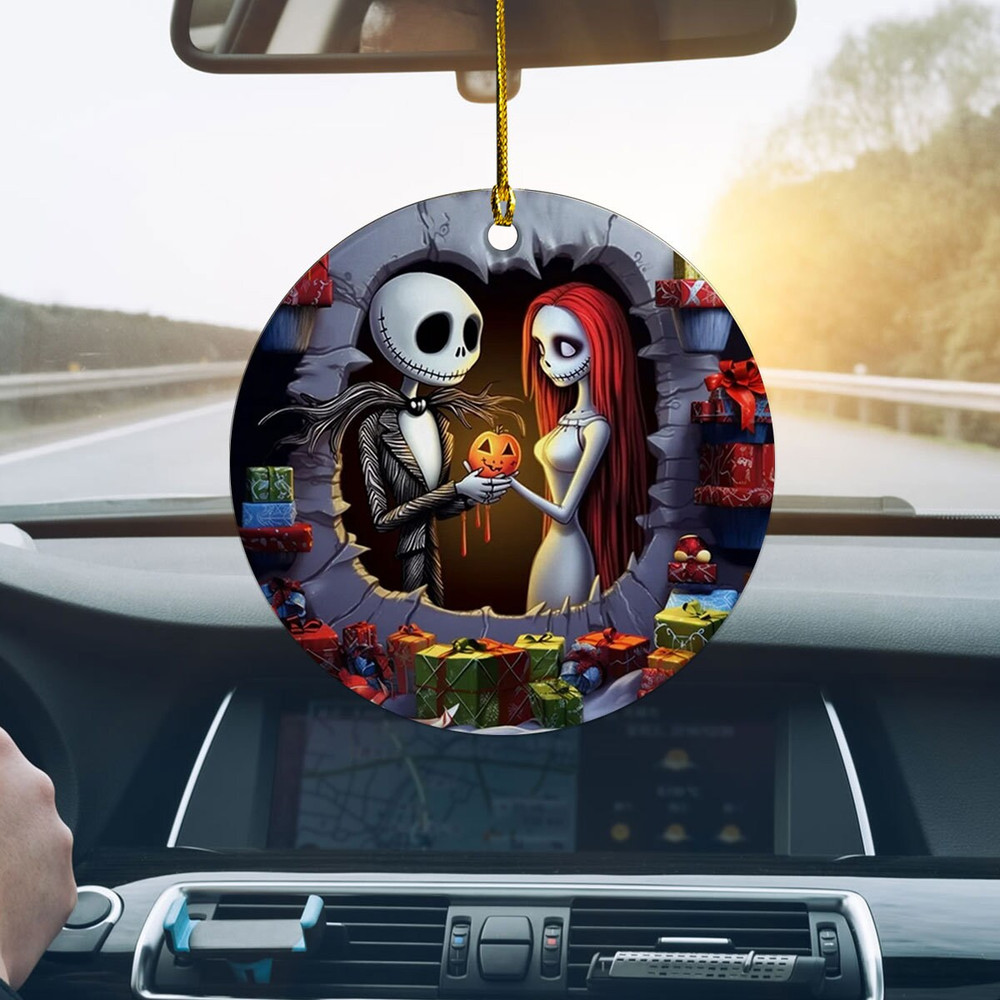 Nghtmare Christmas Ornament, Jck and Slly Ornament, Couple Ornament, Christmas Movie Ornament, Horror Christmas Gift, Christmas Tree Decor - 8.jpg