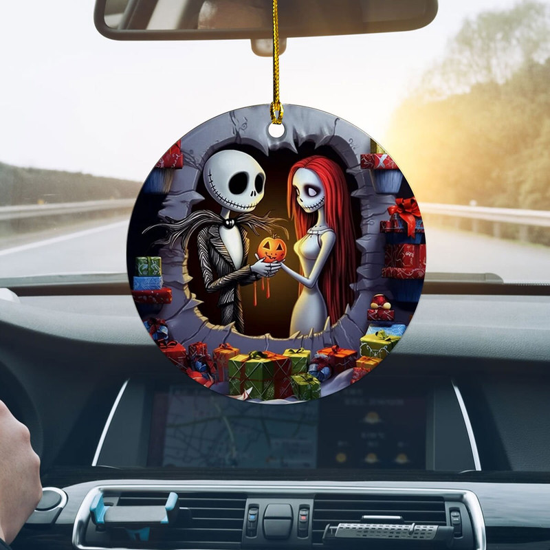 Nghtmare Christmas Ornament, Jck and Slly Ornament, Couple Ornament, Christmas Movie Ornament, Horror Christmas Gift, Christmas Tree Decor - 8.jpg