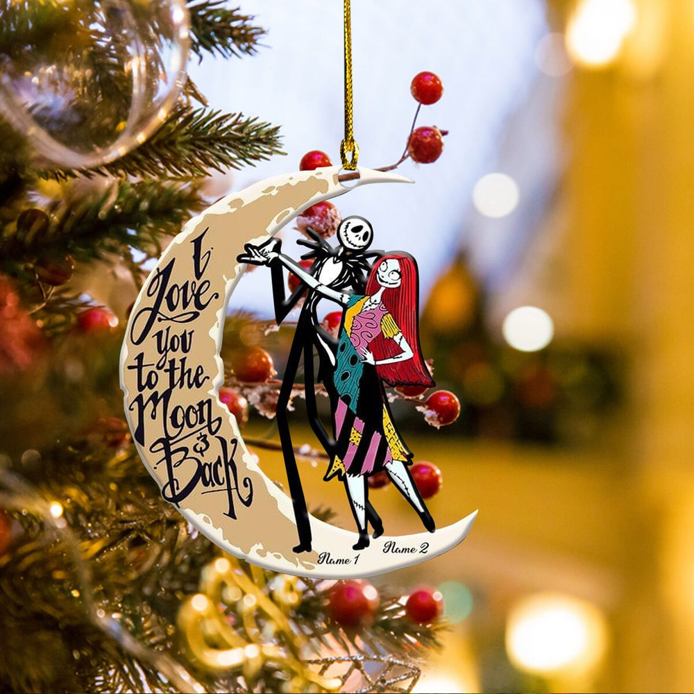 Personalized Couple Ornament, Jck & Slly Ornament, Wedding Anniversary Gift, Gift For Him, Married Couple Gift, Christmas Gift For Her - 5.jpg