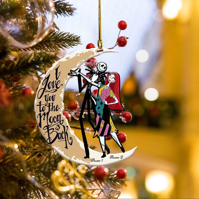 Personalized Couple Ornament, Jck & Slly Ornament, Wedding Anniversary Gift, Gift For Him, Married Couple Gift, Christmas Gift For Her - 5.jpg